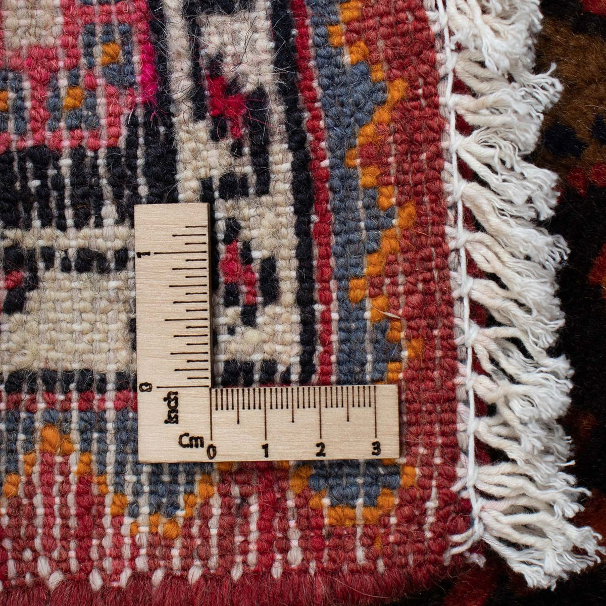 Perserteppich - Nomadic 120 x 85 cm - dunkelrot