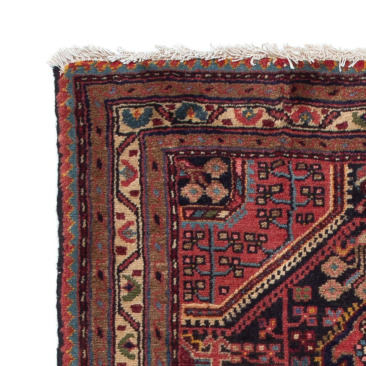 Perserteppich - Nomadic 115 x 83 cm - hellrot