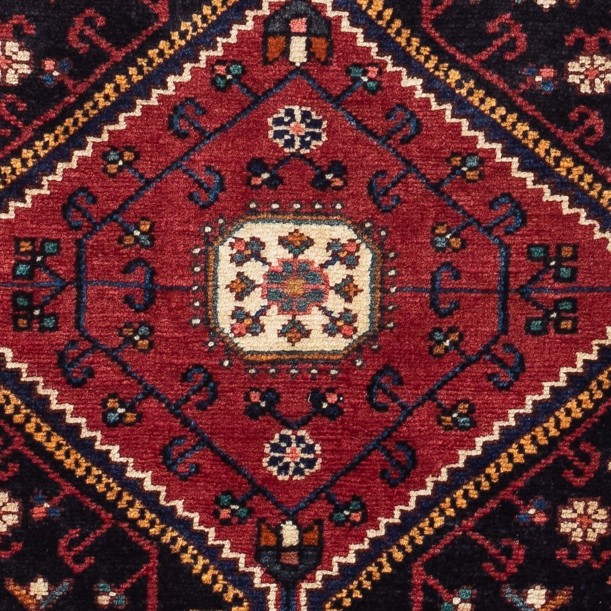 Perserteppich - Nomadic 122 x 78 cm - dunkelblau