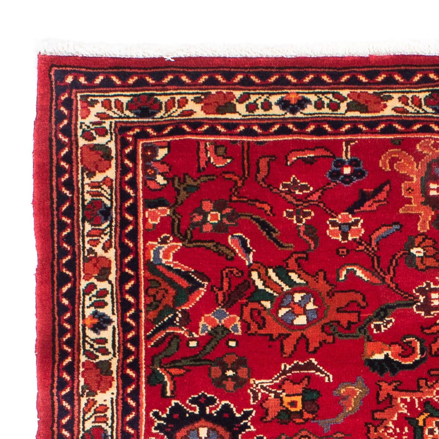 Perserteppich - Nomadic 160 x 112 cm - dunkelrot