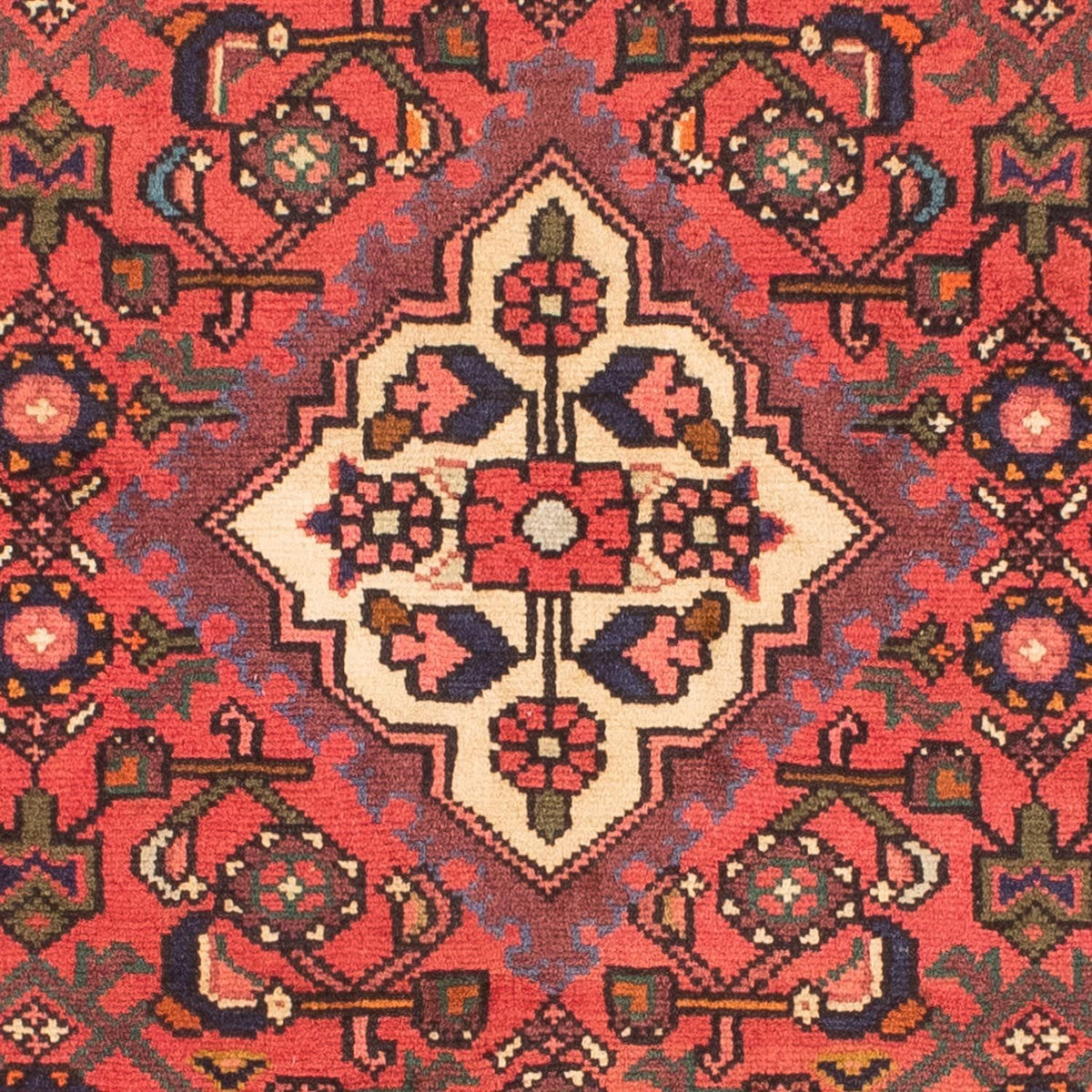 Perserteppich - Nomadic 150 x 103 cm - rot