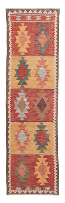 Kelim Teppich - Splash 296 x 74 cm - mehrfarbig