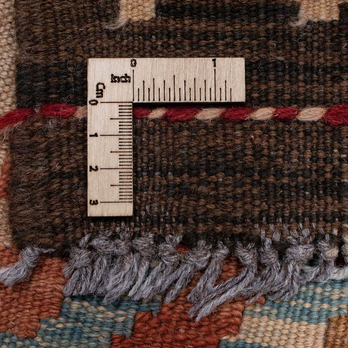 Kelim Teppich - Splash 387 x 70 cm - mehrfarbig