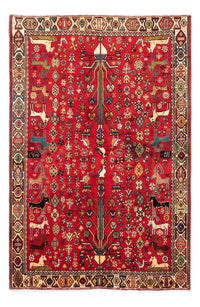 Perserteppich - Nomadic 220 x 143 cm - rot