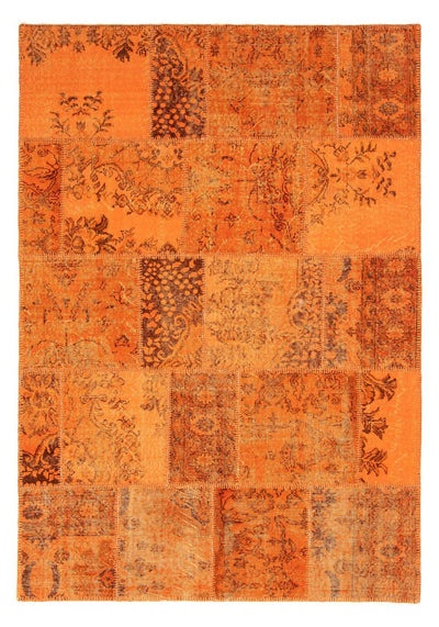 Patchwork Teppich 170 x 240 cm - braun