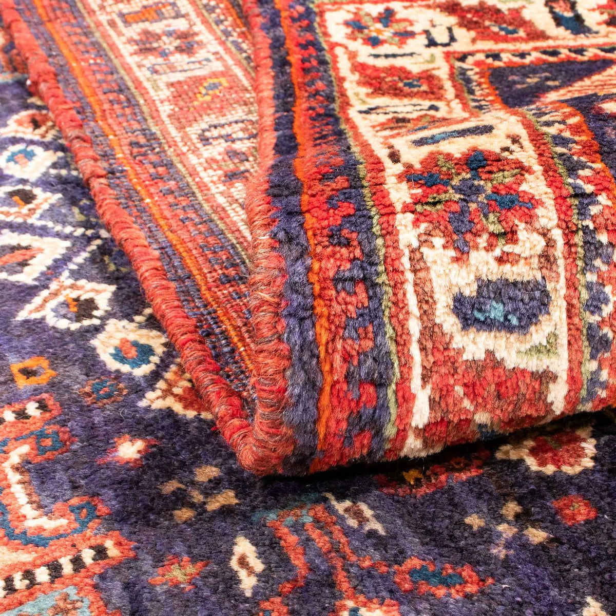 Perserteppich - Nomadic 155 x 112 cm - hellrot