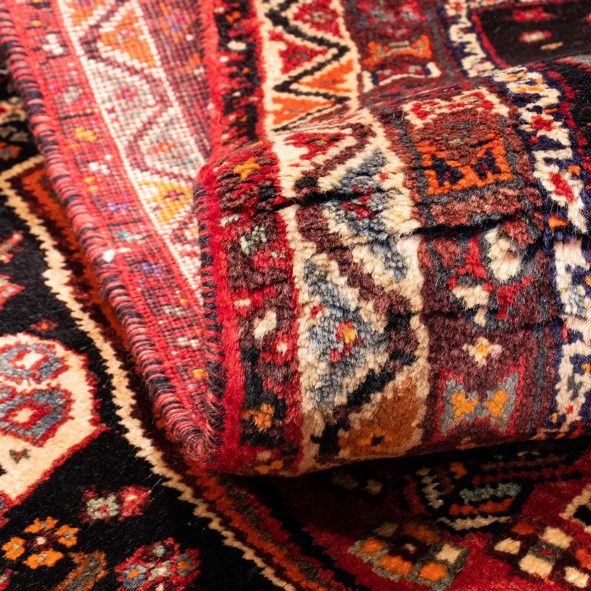 Perserteppich - Nomadic 160 x 105 cm - rot