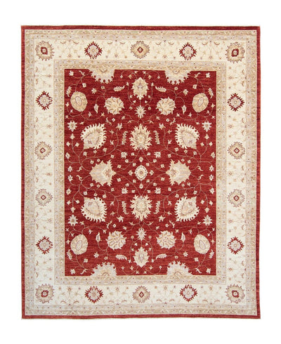 Ziegler Teppich 240x298cm - Orientteppich - dunkelrot