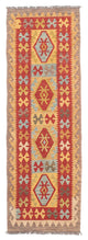 Kelim Teppich - Splash 65 x 199 cm - rot