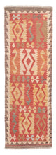 Kelim Teppich - Splash 186 x 68 cm - rot