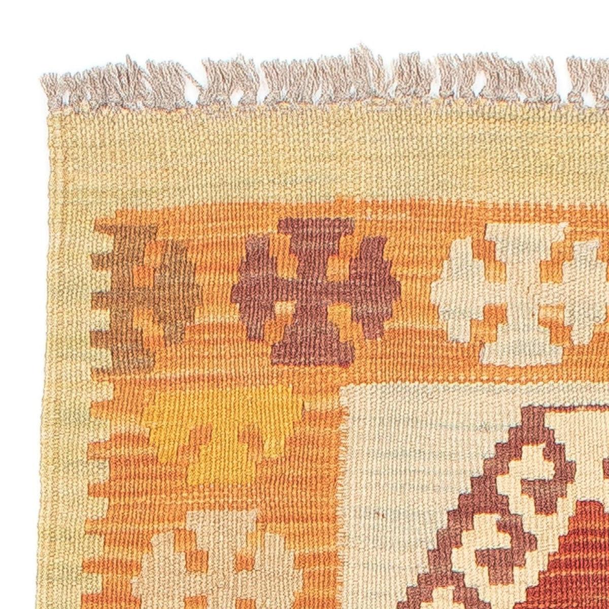 Kelim Teppich - Splash 194 x 48 cm - mehrfarbig