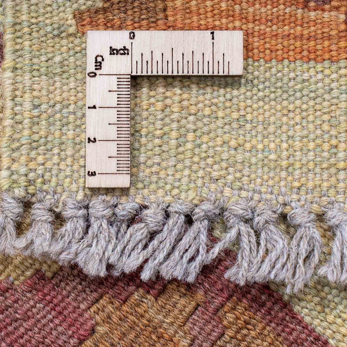 Kelim Teppich - Splash 194 x 48 cm - mehrfarbig