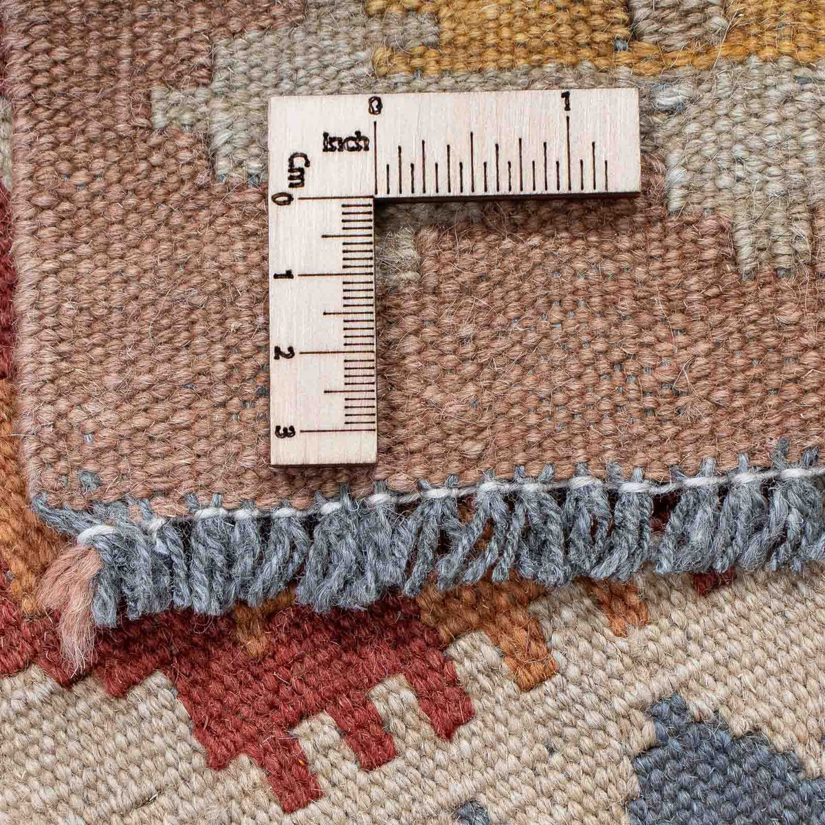 Kelim Teppich - Splash 197 x 62 cm - mehrfarbig