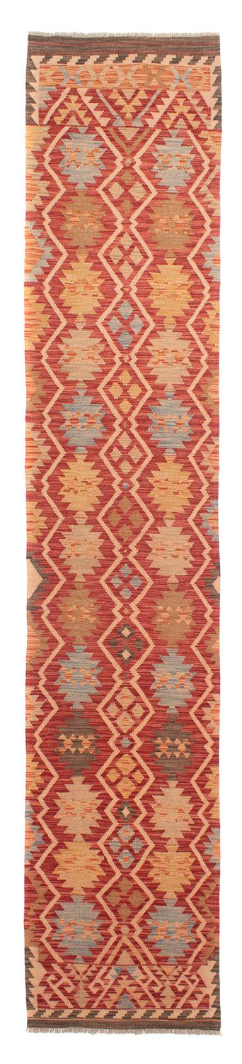 Kelim Teppich - Splash 75 x 384 cm - rot