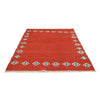 Gabbeh Persisch Teppich 148x178cm - Perserteppich Wollteppich - Rechteckig / Rot / 148 x 178 cm Rechteckig