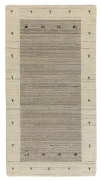 Gabbeh Teppich - Loribaft Indus 140 x 70 cm - beige