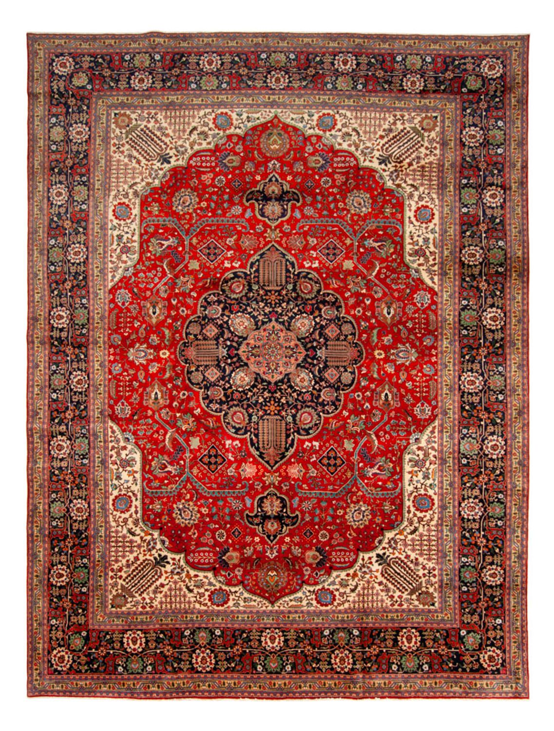 Perserteppich - Täbriz - Royal - 490 x 352 cm - rot
