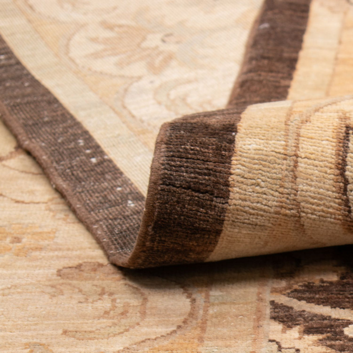 Ziegler Teppich - 465 x 368 cm - braun