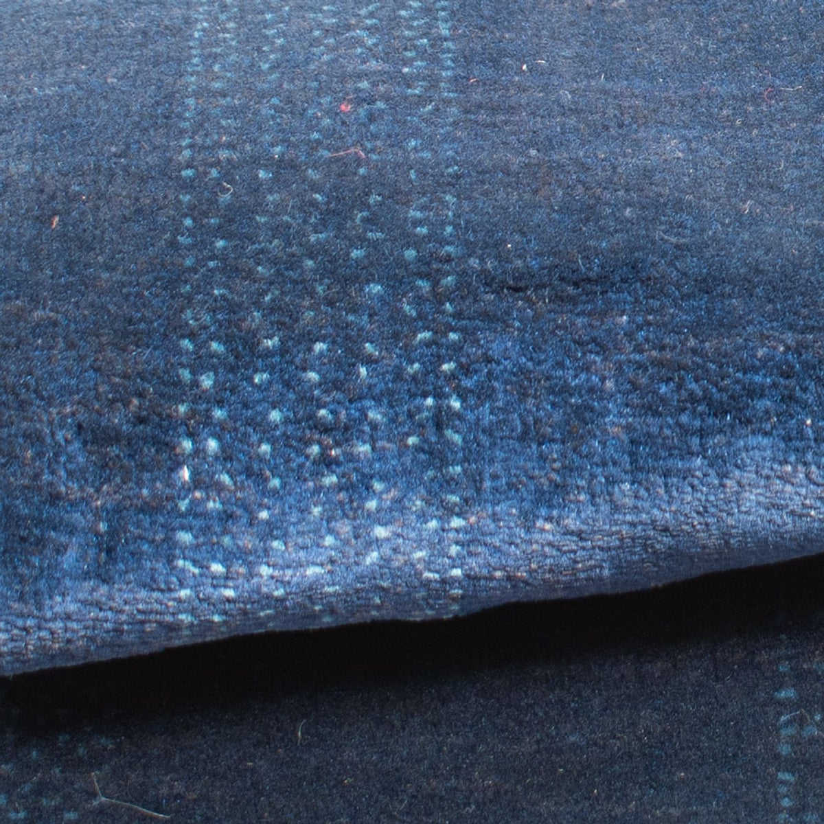 Gabbeh Teppich - Loribaft Perser - 132 x 75 cm - dunkelblau