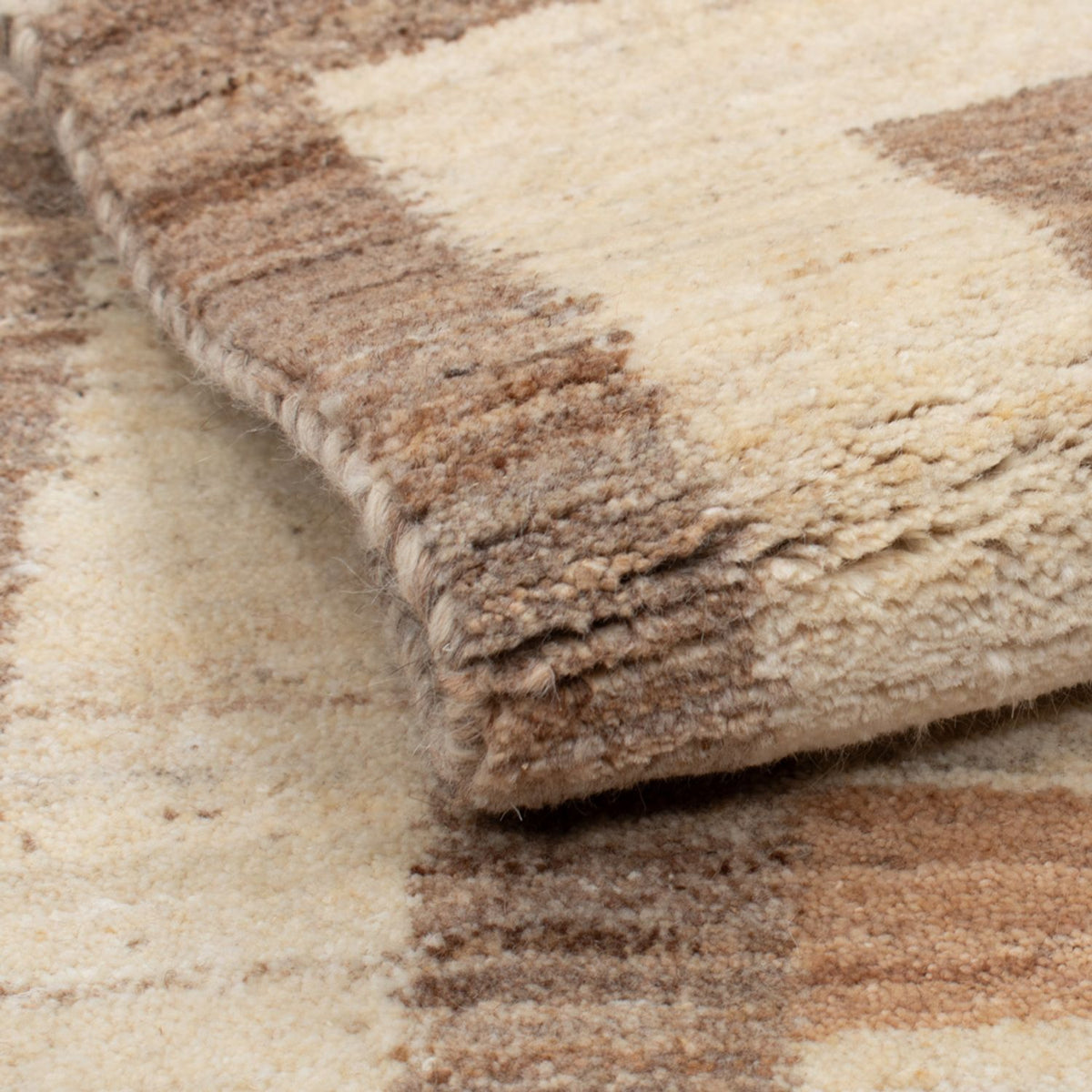 Gabbeh Teppich - Loribaft Perser - 139 x 72 cm - beige