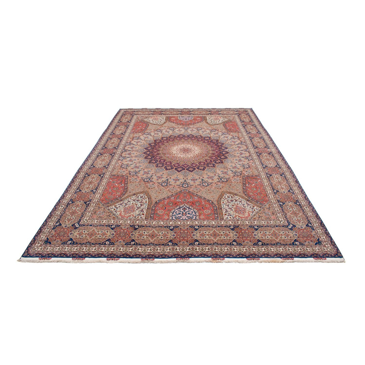 Perserteppich - Täbriz - Royal - 498 x 344 cm - mehrfarbig