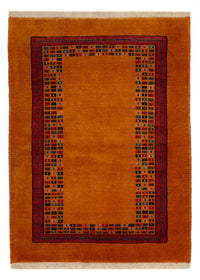 Gabbeh Teppich - Loribaft Perser - 118 x 84 cm - gold