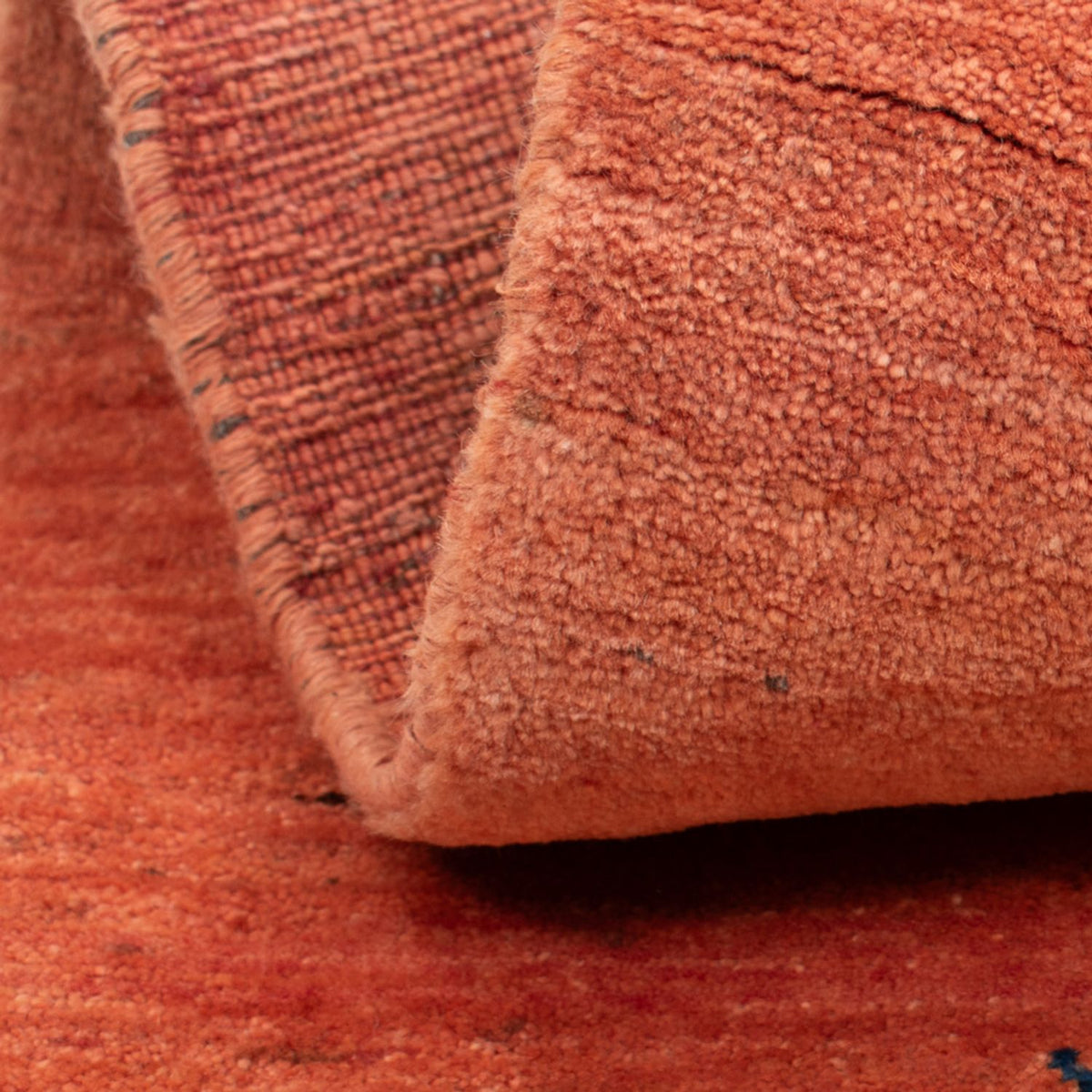 Gabbeh Teppich - Loribaft Perser - 130 x 80 cm - hellrot