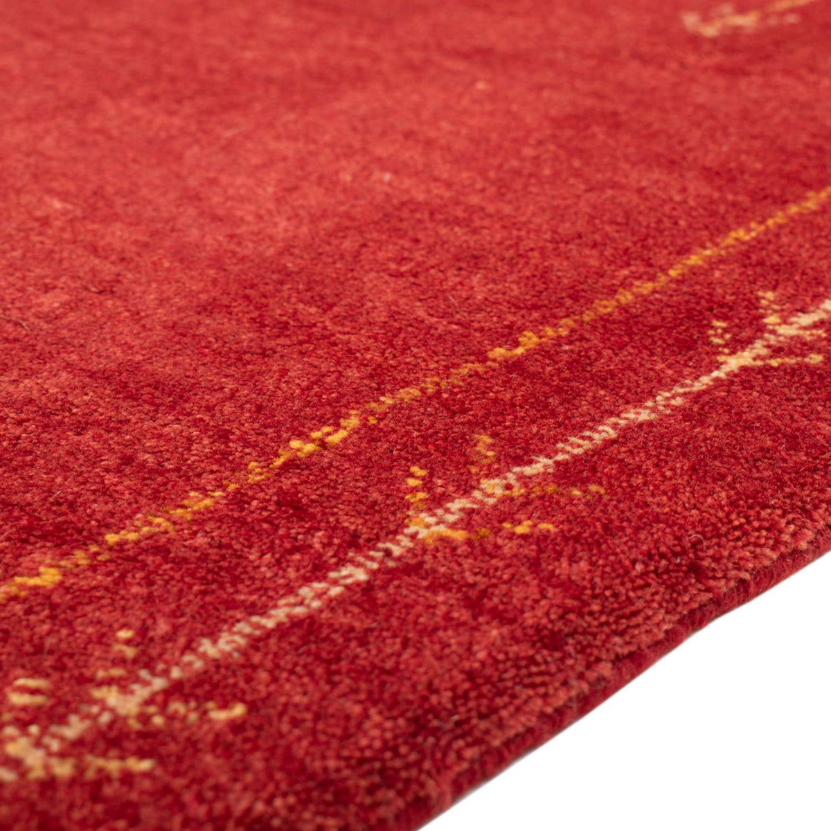 Gabbeh Teppich - Loribaft Perser - 126 x 85 cm - rot