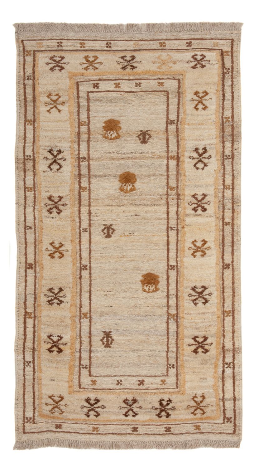 Gabbeh Teppich - Perser - 142 x 73 cm - beige