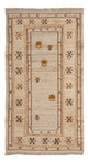 Gabbeh Persisch Teppich 142x73cm - Perserteppich Wollteppich