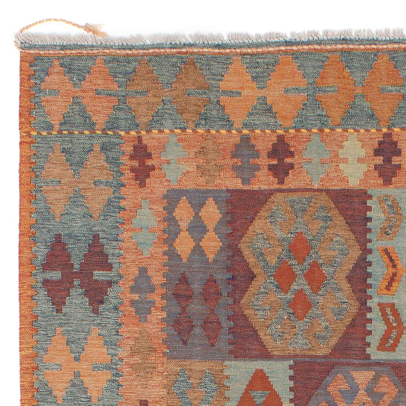 Kelim Modern Teppich 245x172cm - Wollteppich