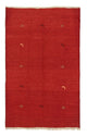Gabbeh Teppich - Indus 180 x 120 cm - rot