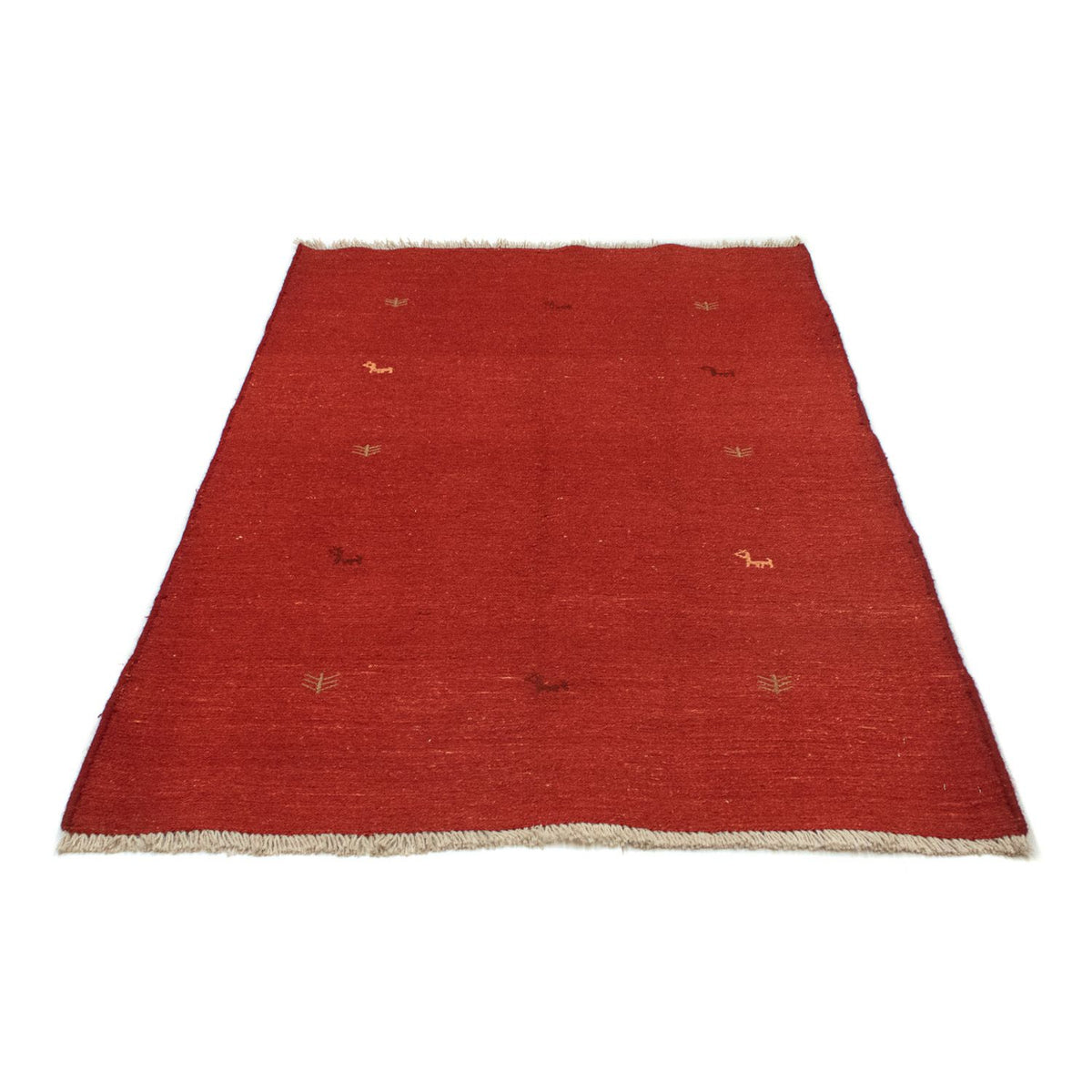 Gabbeh Teppich - Indus 180 x 120 cm - rot