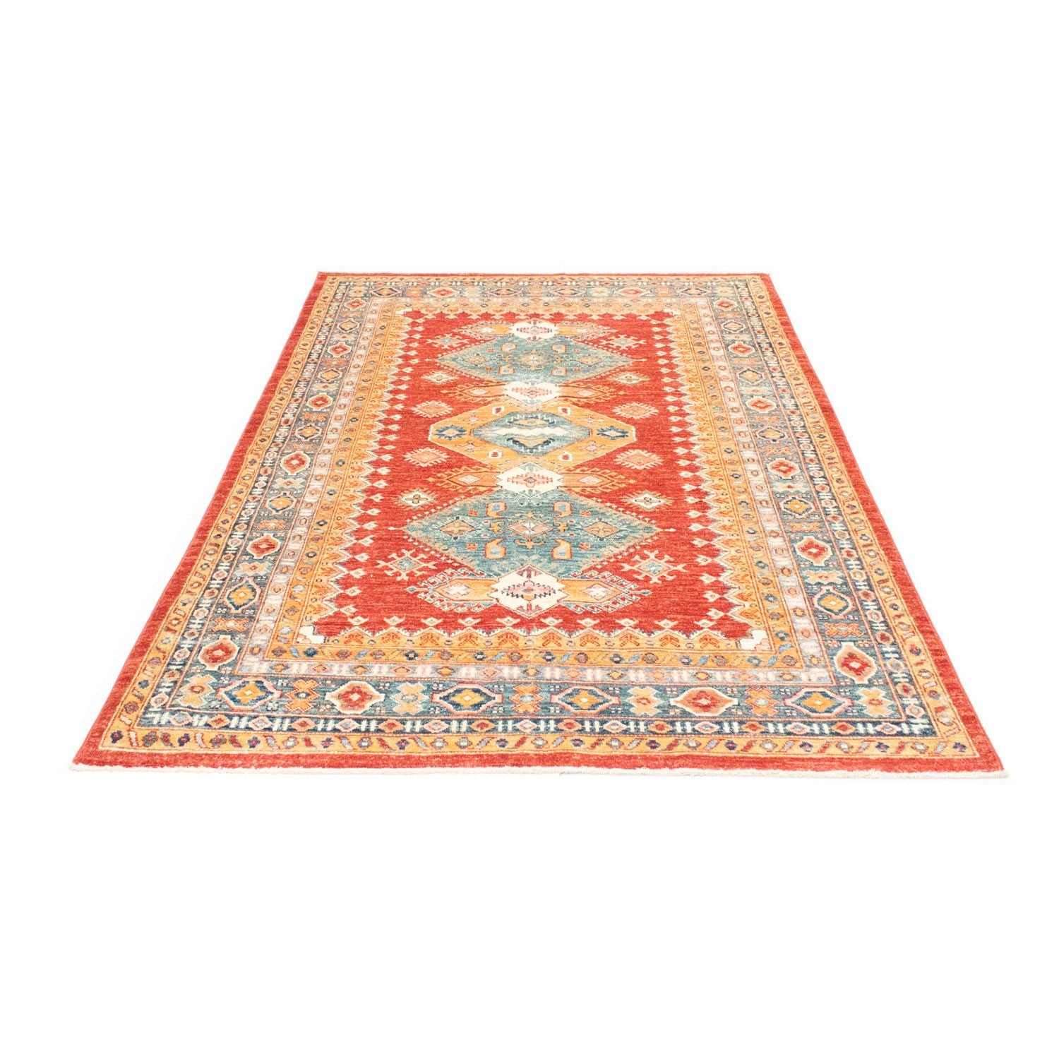 Ziegler Teppich - Kazak 209 x 145 cm - mehrfarbig