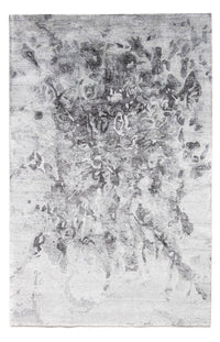 Designer Teppich 300 x 200 cm - silber