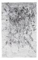 Designer Teppich 300 x 200 cm - silber