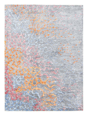 Designer Teppich 200 x 140 cm - hellblau