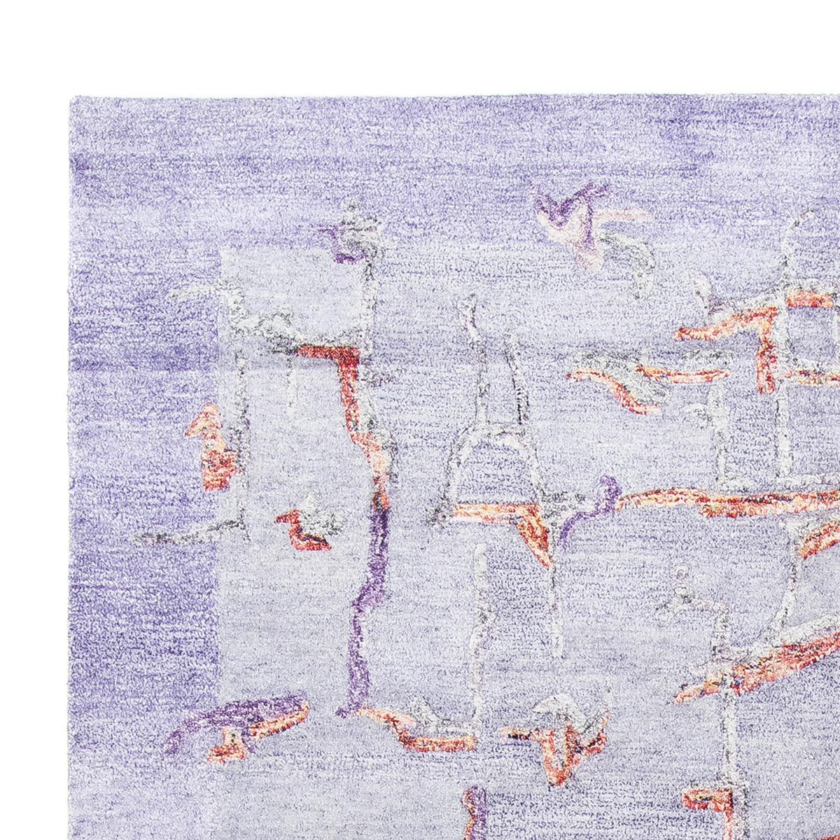 Designer Teppich 170 x 240 cm - flieder