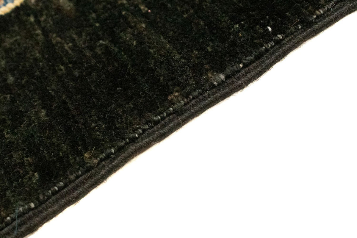 Ziegler Teppich 77 x 124 cm - schwarz