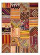 Patchwork Teppich 239x169cm - Orientteppich