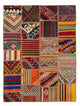 Patchwork Teppich 238x168cm - Orientteppich