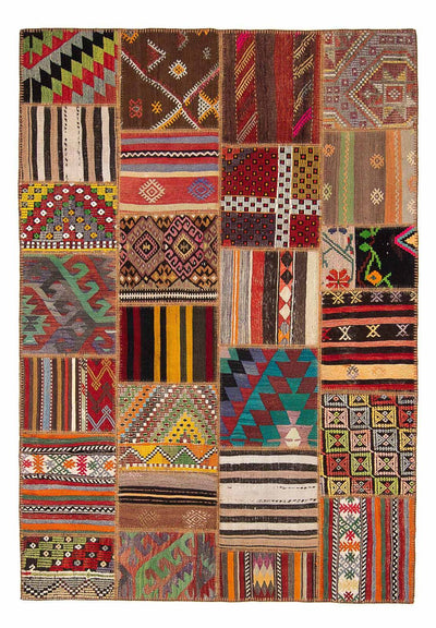 Patchwork Teppich 170x240cm - Orientteppich