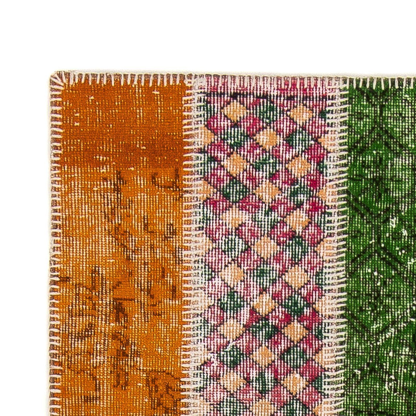 Patchwork Teppich 203x90cm - Orientteppich