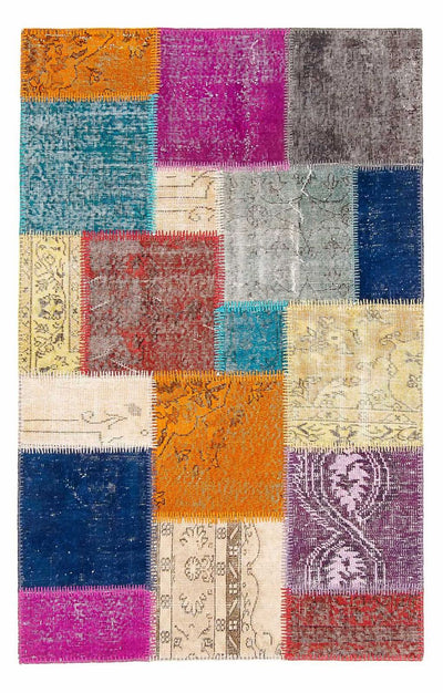 Patchwork Teppich 123x185cm - Orientteppich