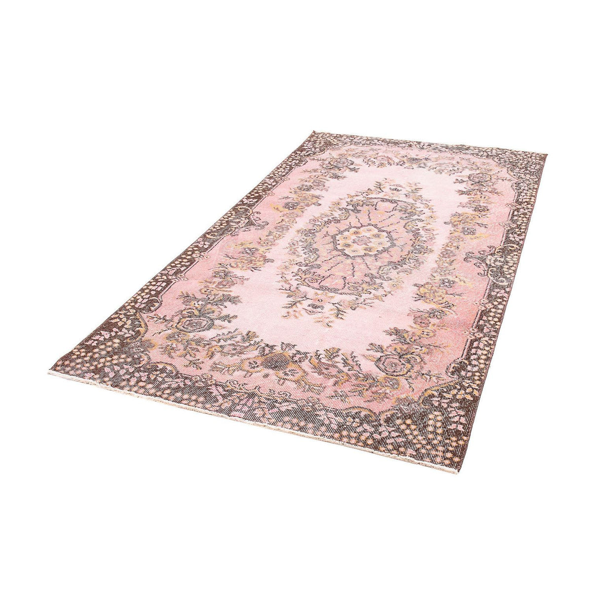Vintage Teppich 210 x 114 cm - rosa