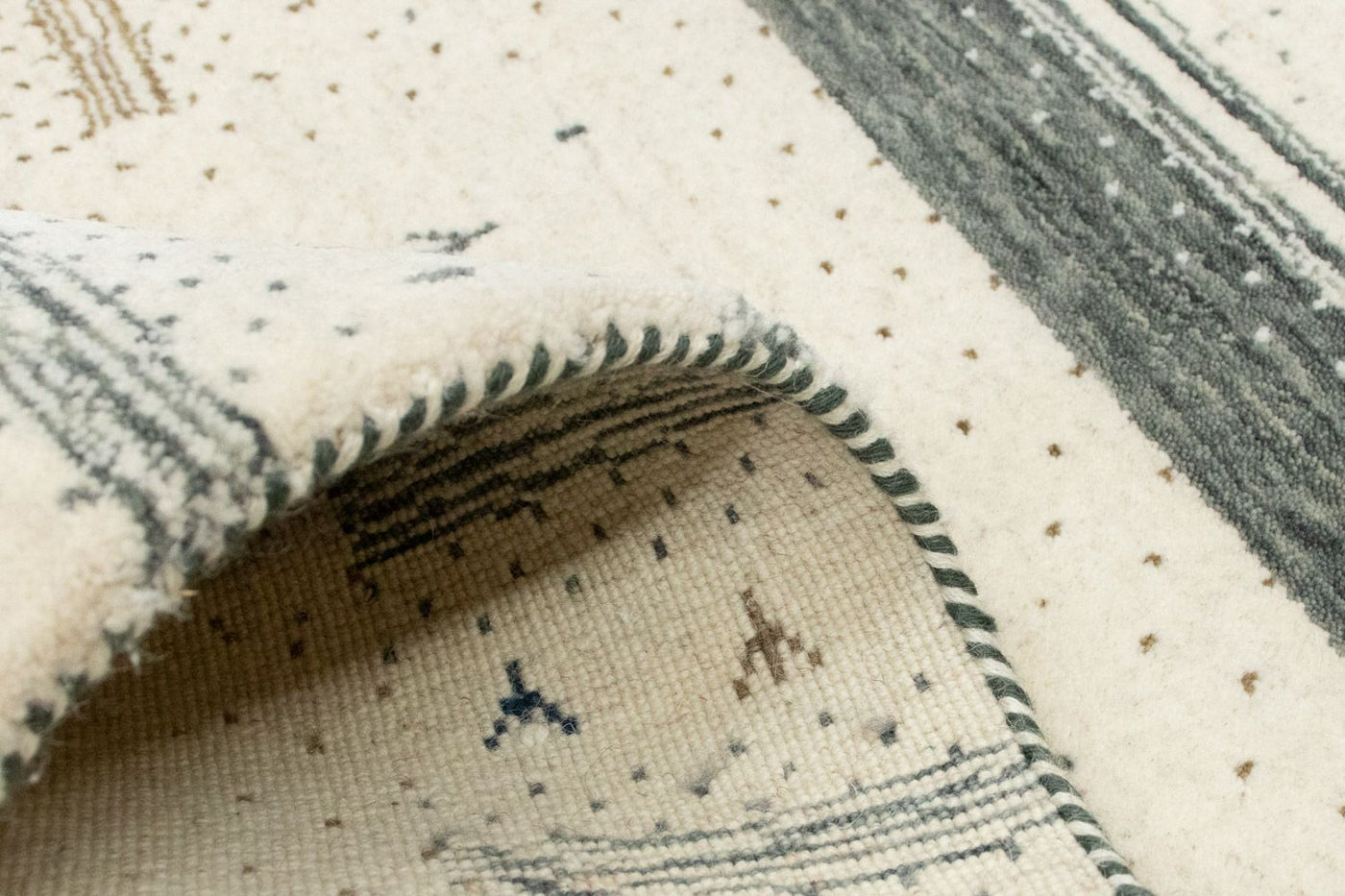 Loribaft Teppich Perser 146x72cm - Wollteppich