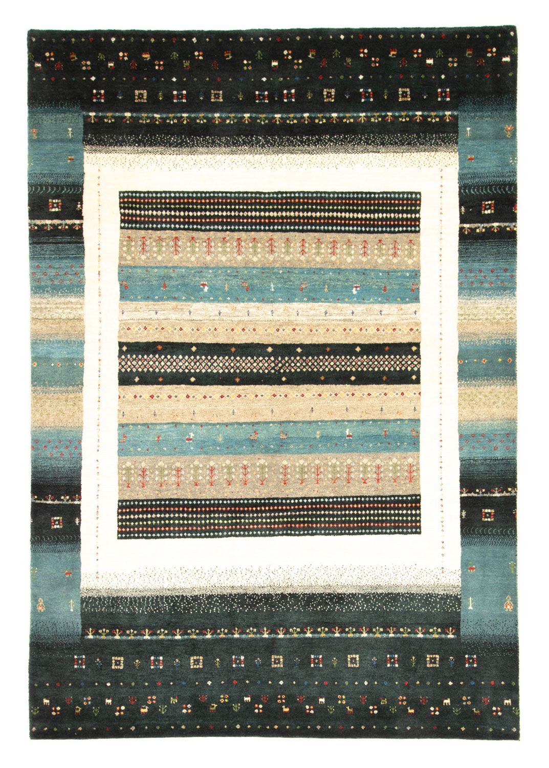 Gabbeh Teppich - Loribaft Indus 237 x 163 cm