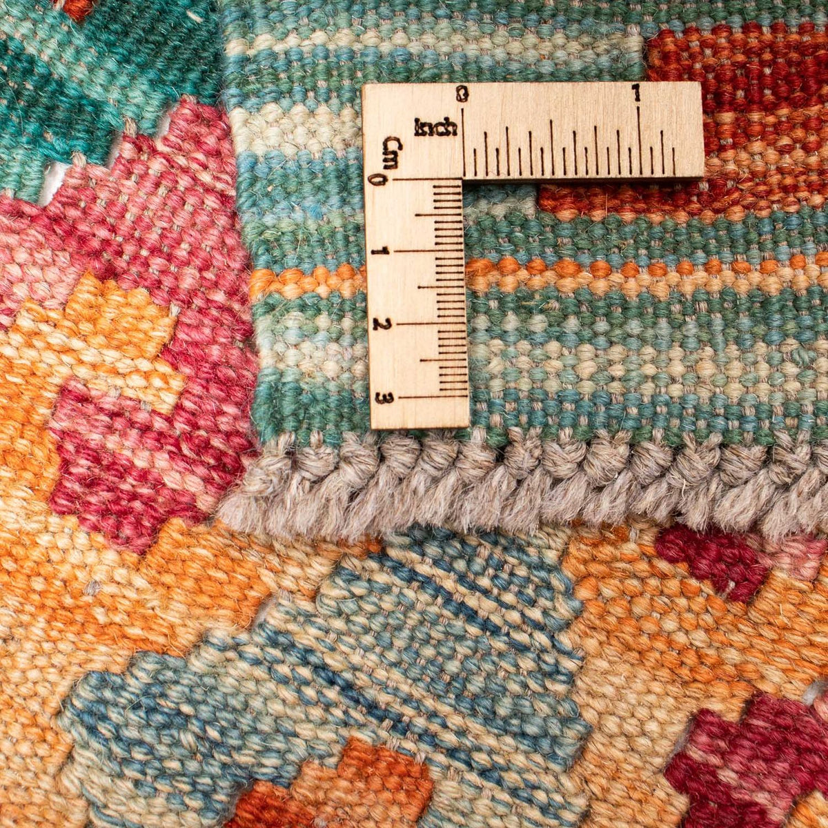 Kelim Teppich - Splash 341 x 263 cm - mehrfarbig