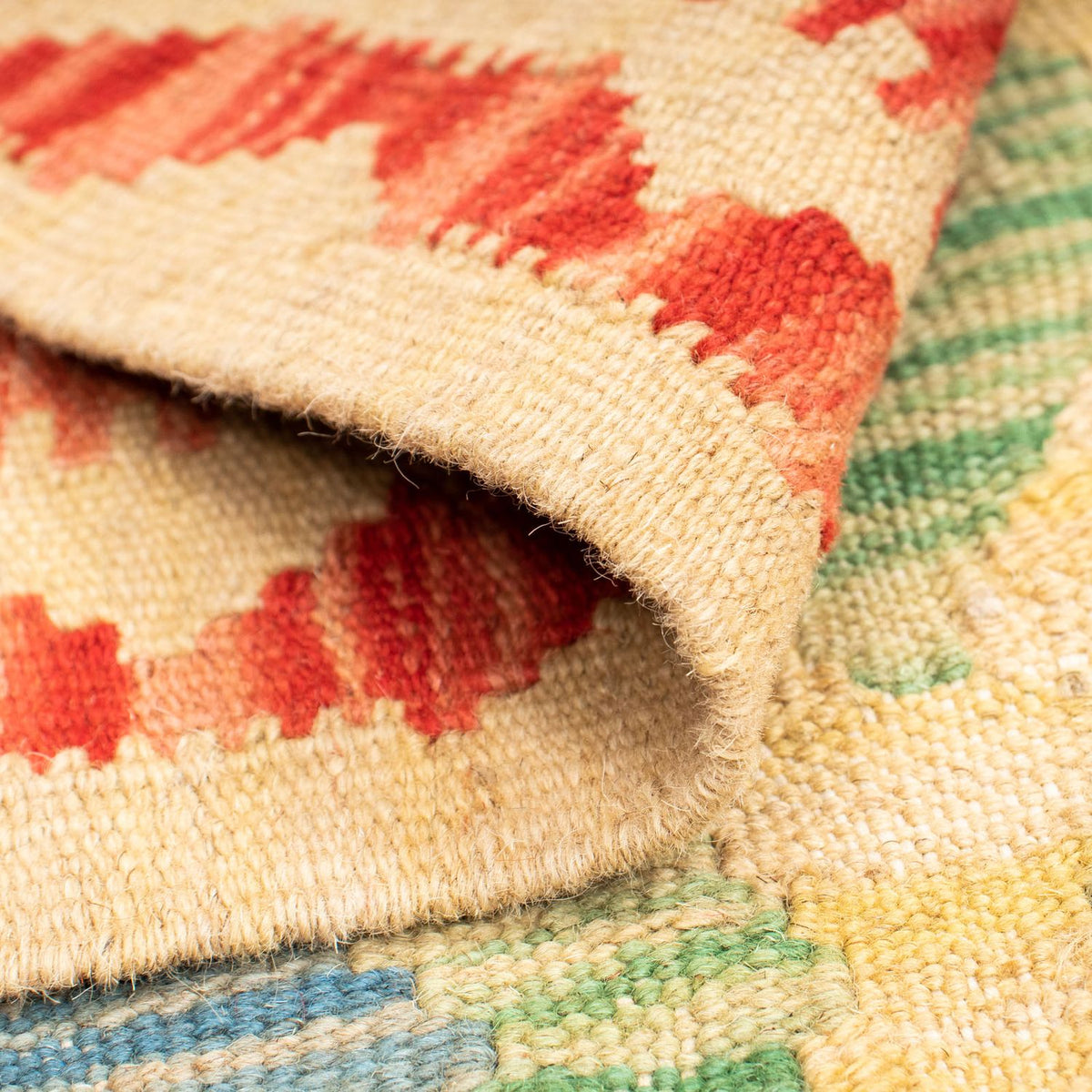 Kelim Teppich - Splash 125 x 80 cm - mehrfarbig