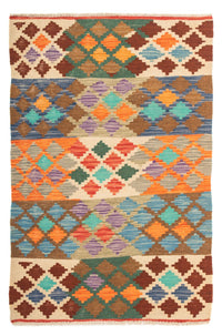 Kelim Teppich - Splash 125 x 80 cm - mehrfarbig